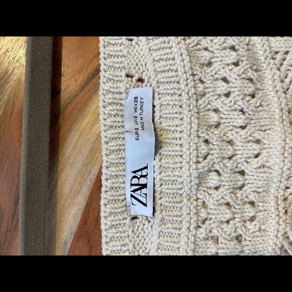Zara crotchet cropped tank top - Picture 2 of 2